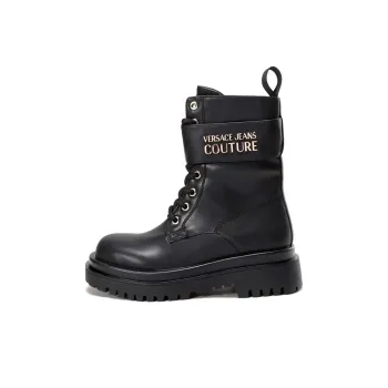 VERSACE JEANS COUTURE Ankle Boots 5cm Women's Black