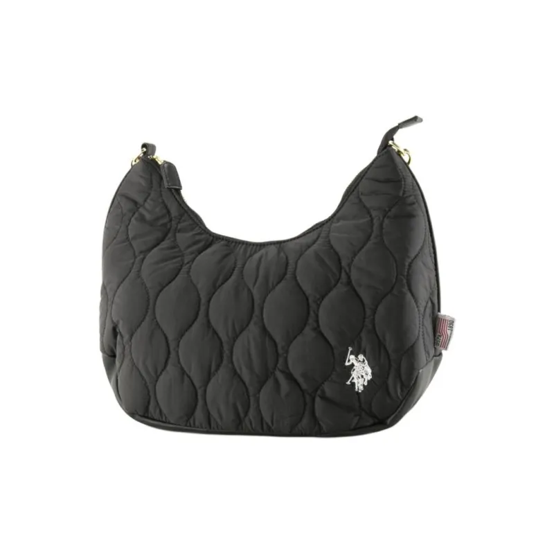U.S. POLO ASSN. Nylon Shoulder Bag Women's Black-0
