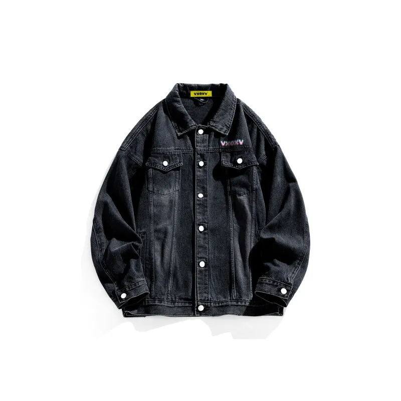 VXOXV Denim Jackets Unisex-1