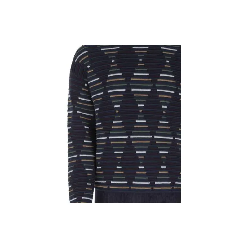 GIORGIO ARMANI Jacquard Crewneck Jumper-4