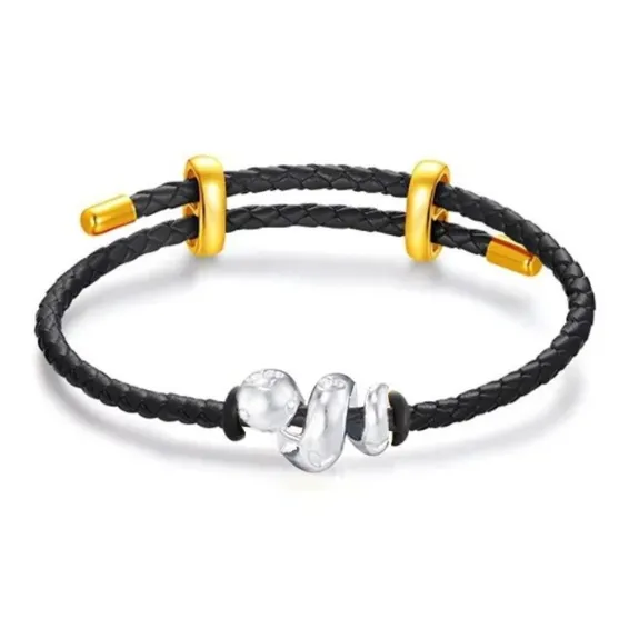 YINGNIXINDONG 999 Fine Silver Bracelets Unisex-5
