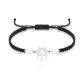 (Black) Peaceful Lock Bracelet