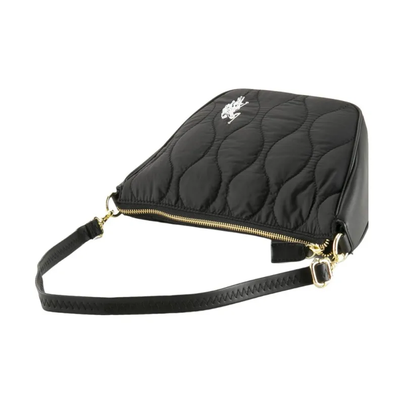 U.S. POLO ASSN. Synthetic Leather Crossbody Bag Shoulder Bag Women's Black-4