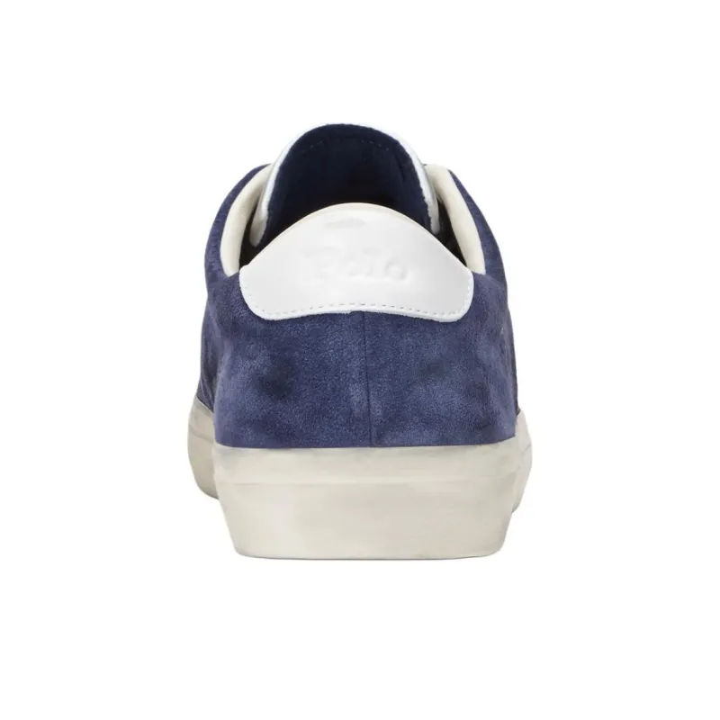 Polo Ralph Lauren Longwood Low-Top Skateboard Shoes Men's Blue-3