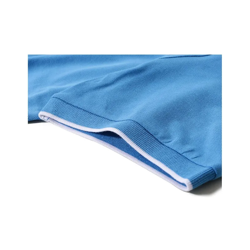 Zegna SS24 Polo Shirt Men's Bright Blue-6