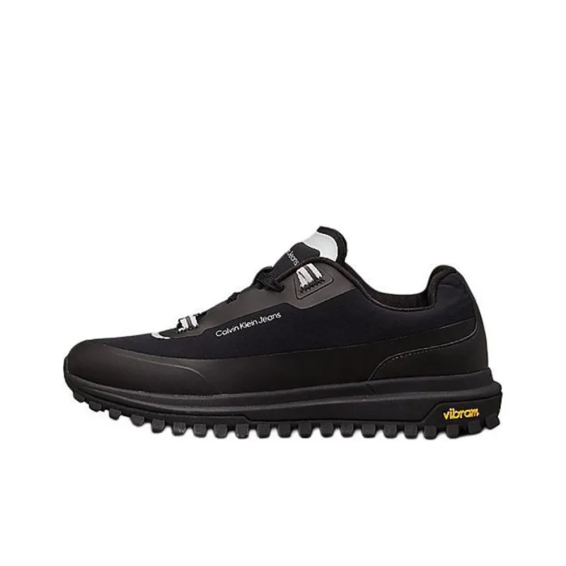 CKJ CALVIN KLEIN JEANS Breathable Low Top Casual Shoes Men's Black-0