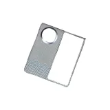 Full Set[Titanium Gold Wave Pattern Metal Square Hole Ring MagSafe Magnetic]Supported Magnetic