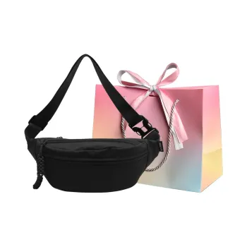 Aini Rabbit Canvas Bag Fanny Pack Crossbody Bag Regular Unisex Ecru/Pink/Orange/Red/Black