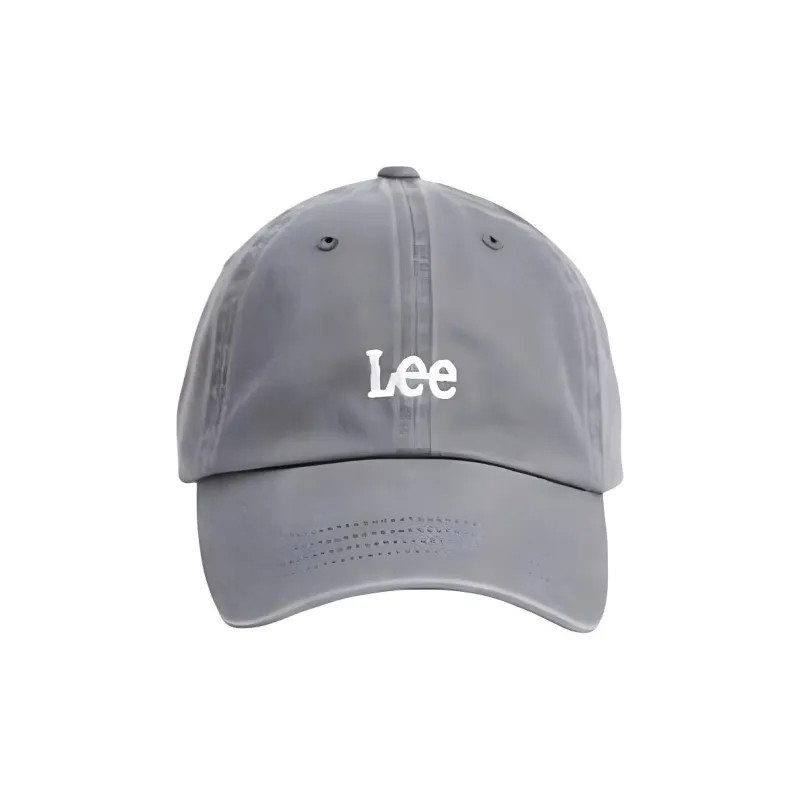 Lee Cotton Baseball Caps Unisex Gray-1