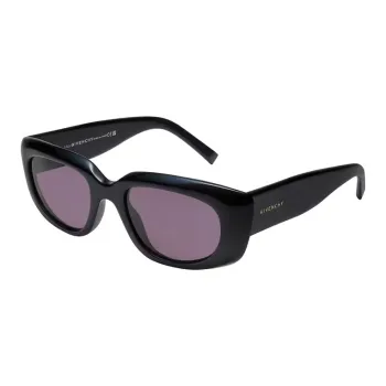 GIVENCHY Polyamide Acetate Irregular Shape Sunglasses Unisex Black