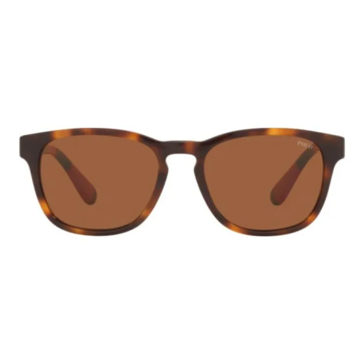 Polo Ralph Lauren Plastic Square Sunglasses Men's Brown-4