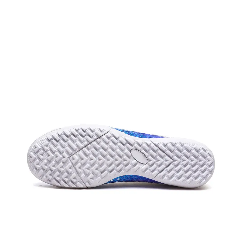 OFFER AITR Soccer Shoes Unisex High Top Black/Blue/White-9