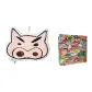 Crayon Shin-Chan Big Head Handkerchief (Rogue Pig)+Shin-Chan Shopping Bag
