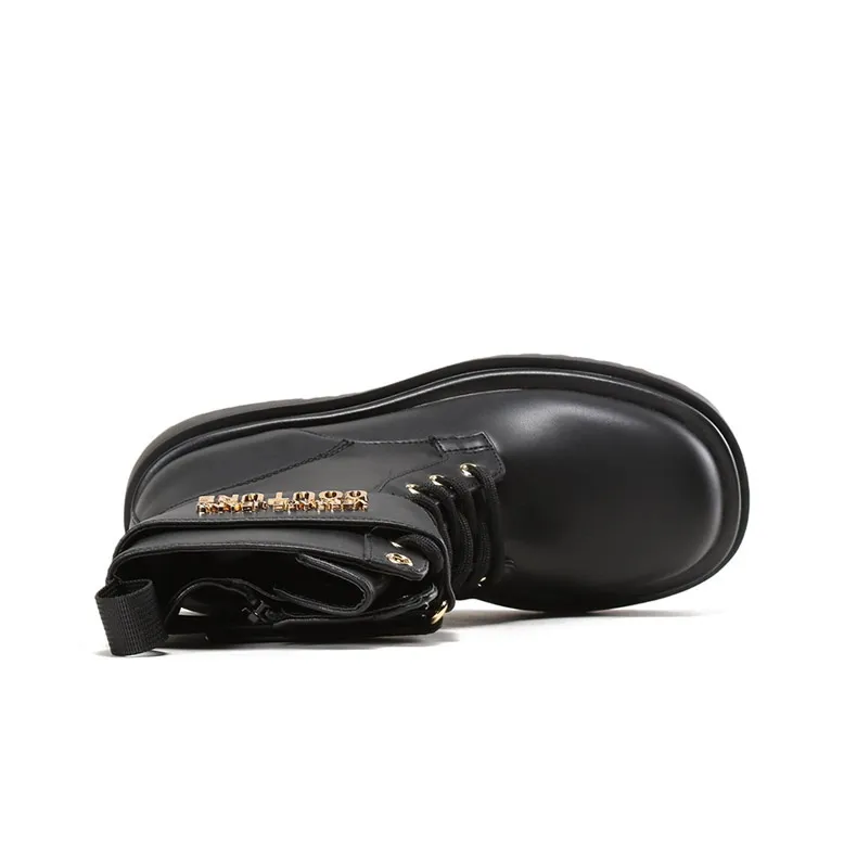 VERSACE JEANS COUTURE Ankle Boots 5cm Women's Black-4