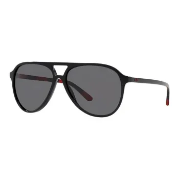 Polo Ralph Lauren Acetate Aviator Sunglasses Men's Black