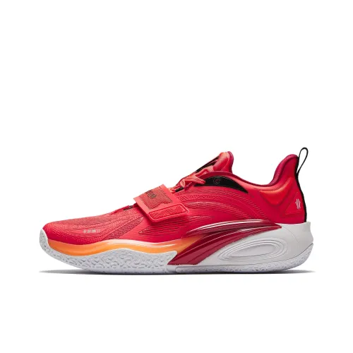 Anta KAI 1 Low Top Basketball Shoes Unisex White Black Red