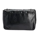 URBAN REVIVO Artificial Leather Crossbody Bag Medium Size Men's Black