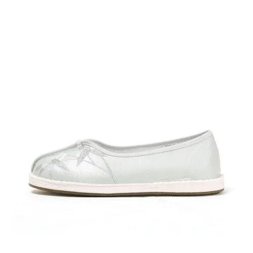 Old Meihua Casual Single Shoes Women's Green