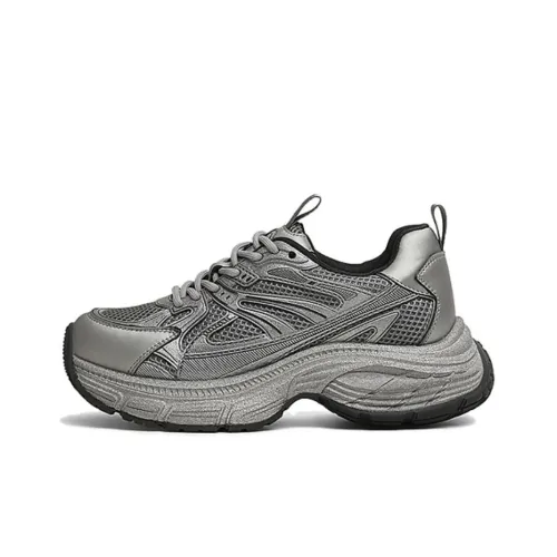 Tata Anti Slip And Wear Resistant Height Increasing Low Top Chunky Sneakers Women's