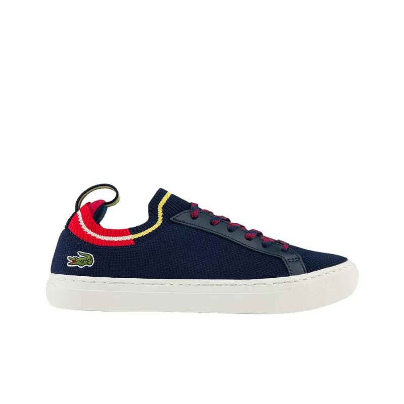 LACOSTE Low Top Skateboard Shoes Women's Blue-1