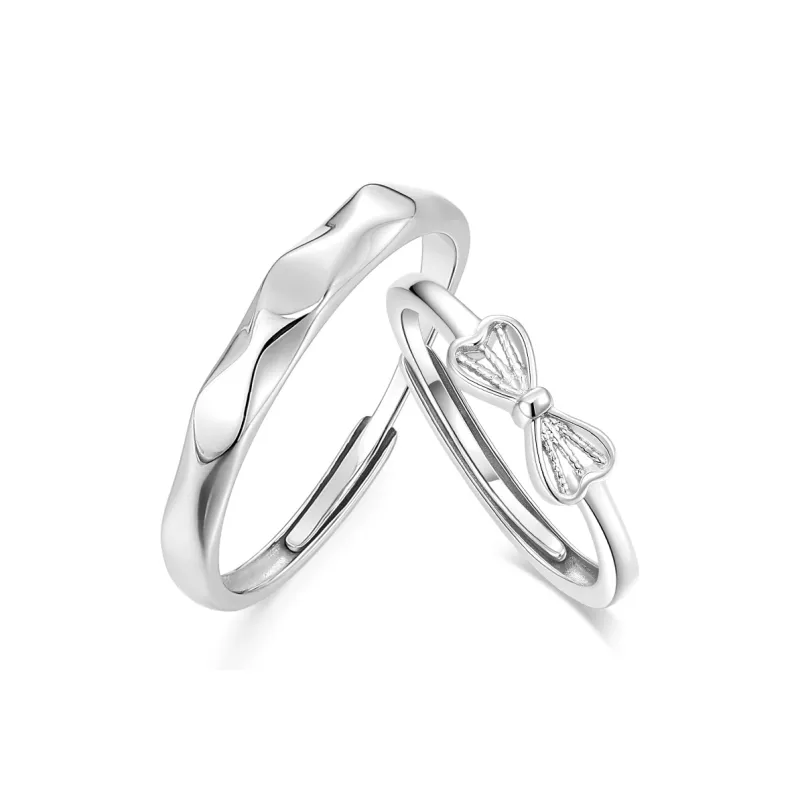KADER 925 Sterling Silver Rings Unisex Silver-0