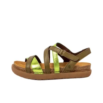 Art RHODES Strap Sandals Women's Dark Green