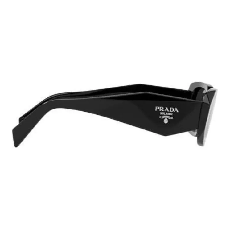 PRADA Plastic Square Sunglasses Unisex Black-2