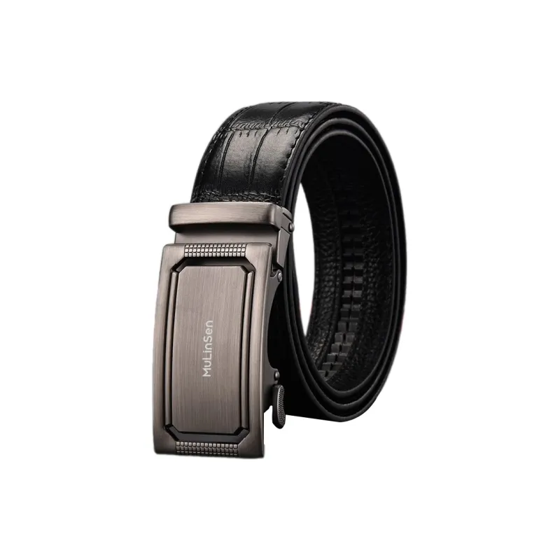 Mulinsen PU Leather Belts Unisex 3.8cm-0