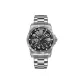 White Case Black Dial White Steel Band RMS-U-YBY