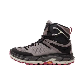 HOKA ONE ONE Tor Ultra Anti Slip Wear Resistant High Top Hiking Shoes Unisex Gray Black