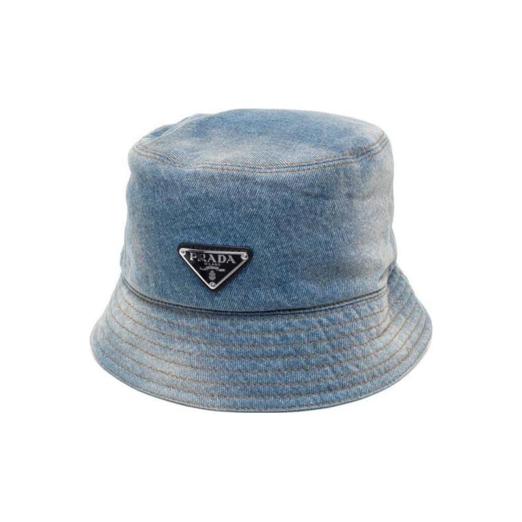 PRADA Denim Bucket Hat - POIZON