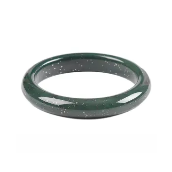 YUDI Hetian Jade Bangles Green Jade Unisex