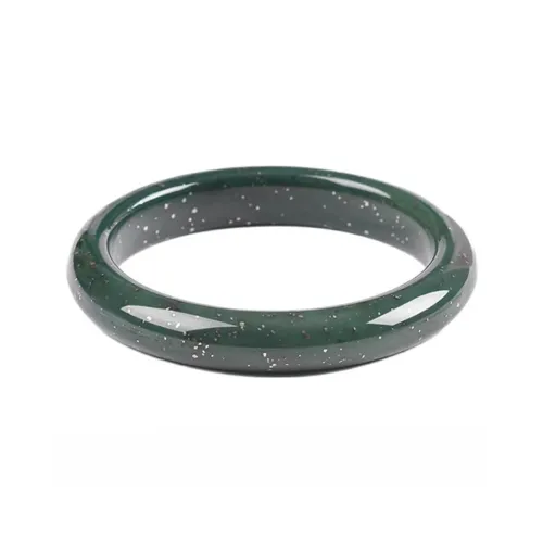 YUDI Hetian Jade Bangles Green Jade Unisex