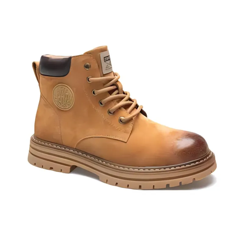 Captain Illy Short Martin Boot Men's Yellow-1
