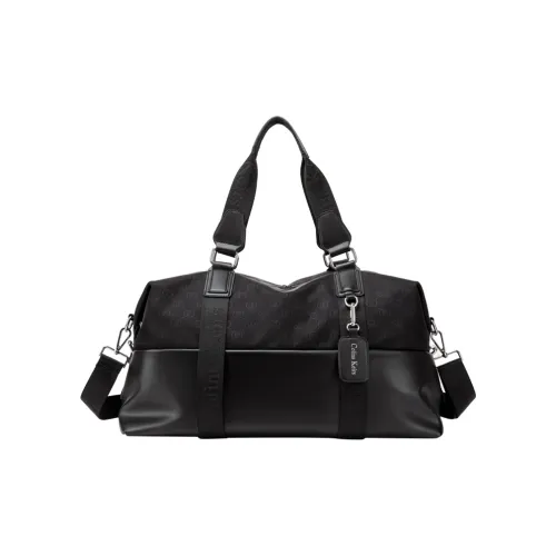 COLINS KEIRS Oxford Microfiber One Shoulder Large Bag Large Size Carry on Bag Luggage Bag Unisex Cool Black