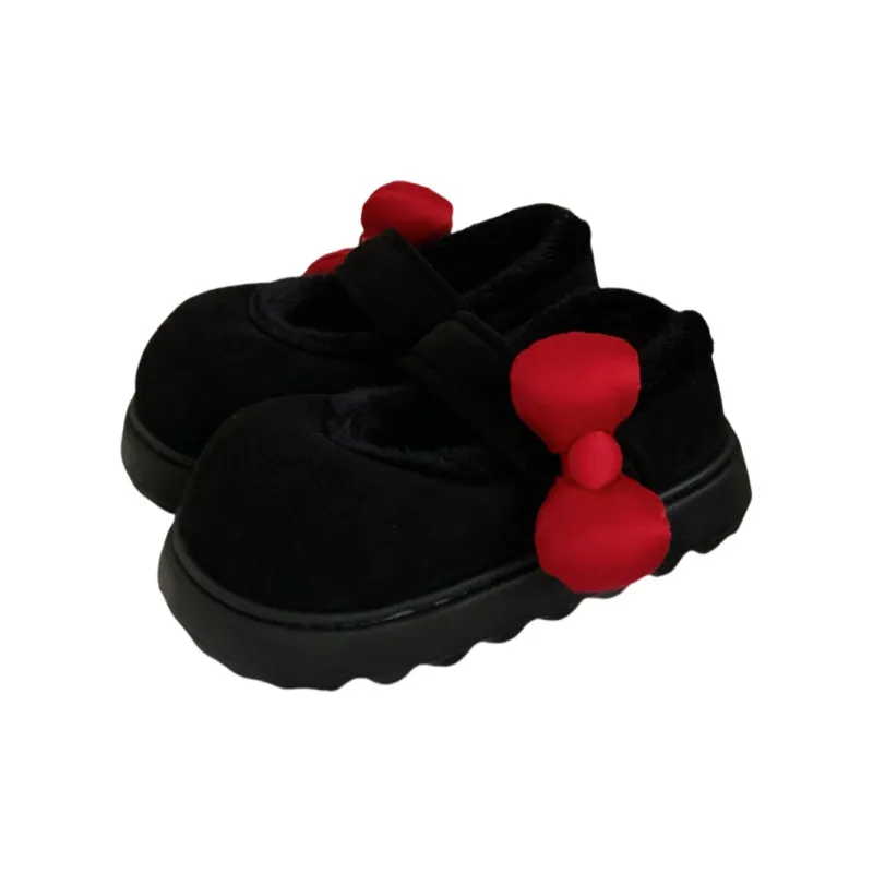 SHIGUDE Home Slippers Women's Black-6