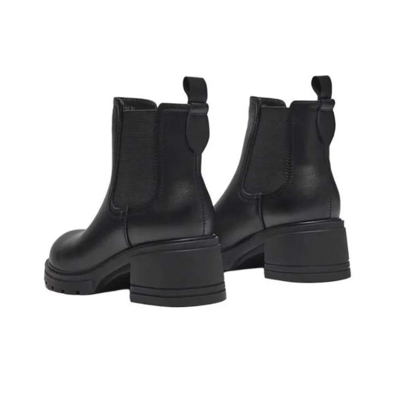 Hotwind Short Chelsea Boots 6cm Women's Black-2