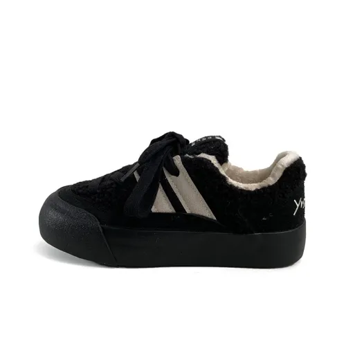 Than Than Me Warm Slip Resistant Low Top Skateboard Shoes Women's