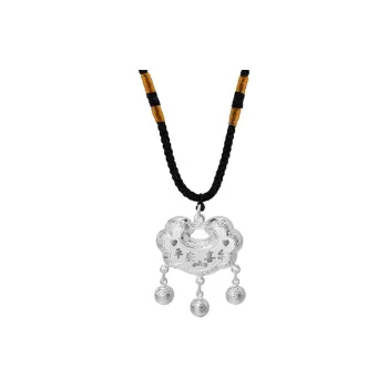 CHINA GOLD Sterling Silver 990 Necklaces Kids'