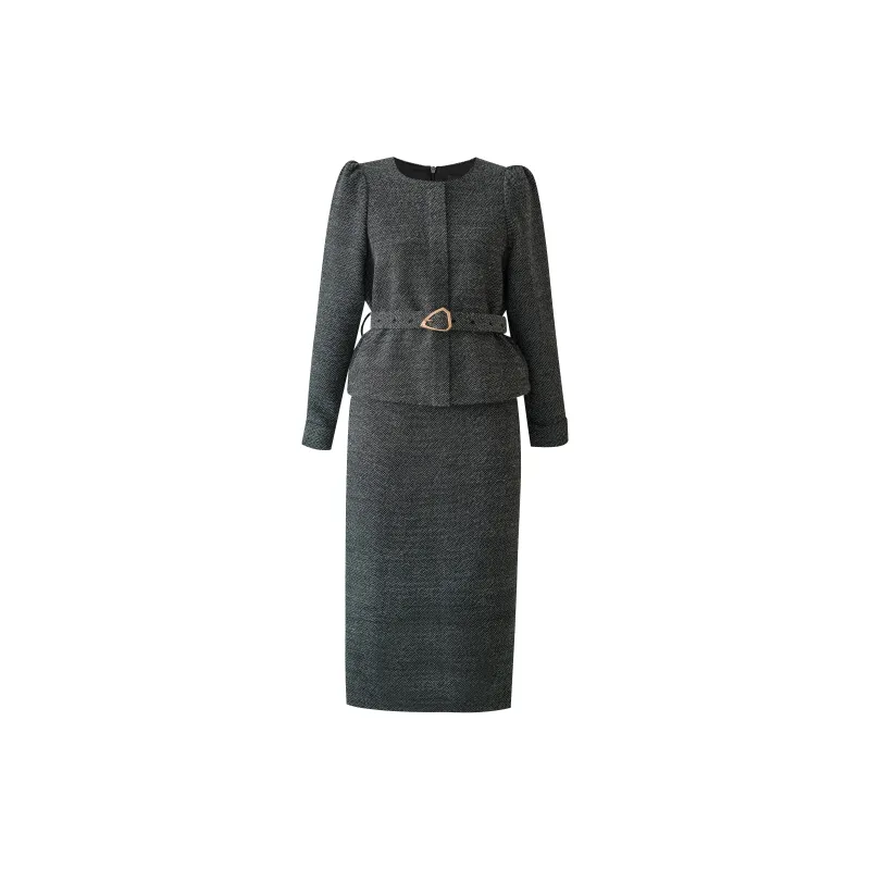ROEYSHOUSE Skirt Set Women's Dark Gray-1