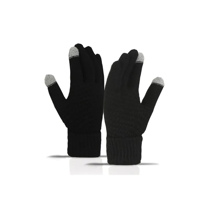 Ai Jiawei Faux Cashmere Knit Gloves Unisex-23