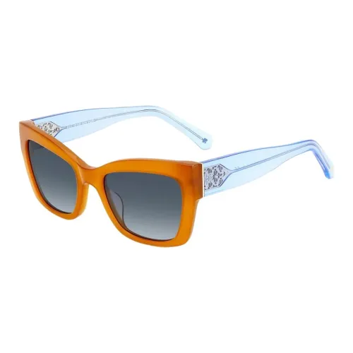 Kate Spade Acetate Irregular Shape Sunglasses Women's Brown/Blue