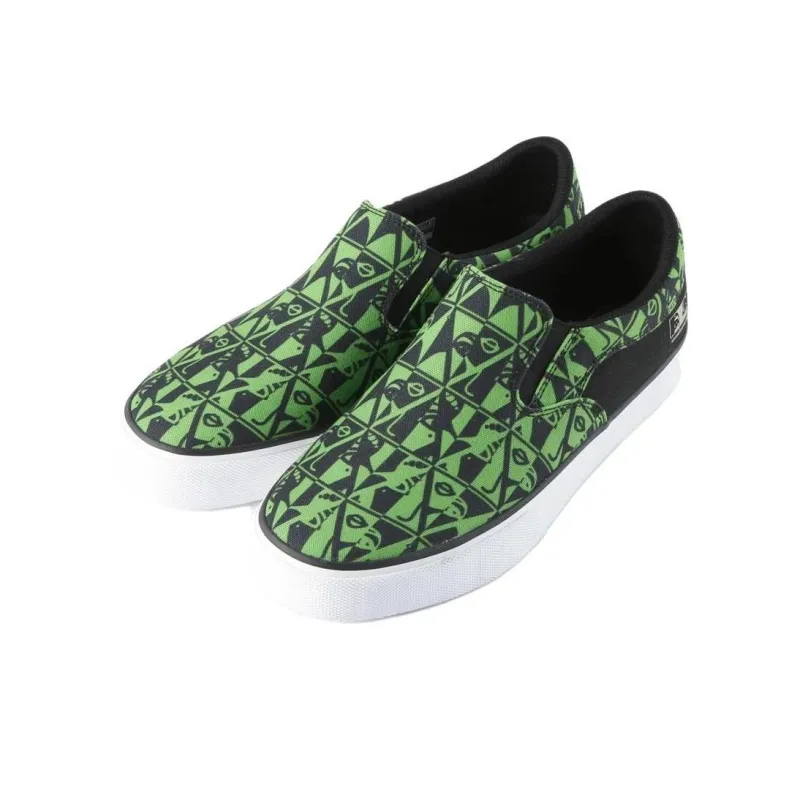 KANSAI YAMAMOTO x Skechers Anti-Slip Wear-Resistant Low-Top Casual Shoes Men's Black Green-2