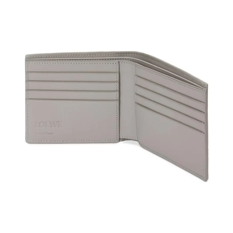 LOEWE Calfskin Wallet Men's Gray-2