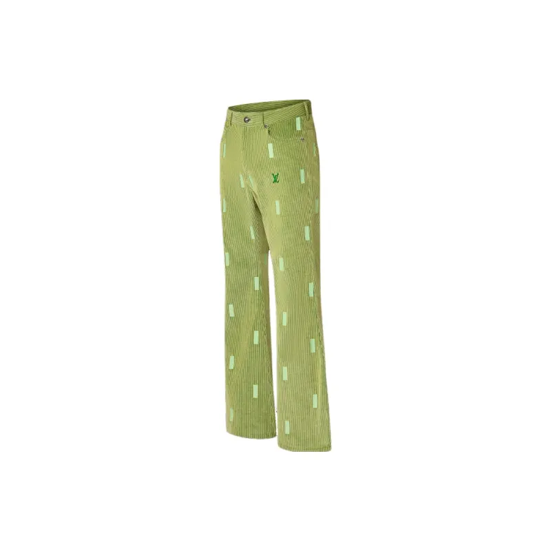 LOUIS VUITTON Lv X Park Seo Bo Flared Corduroy Pants-2