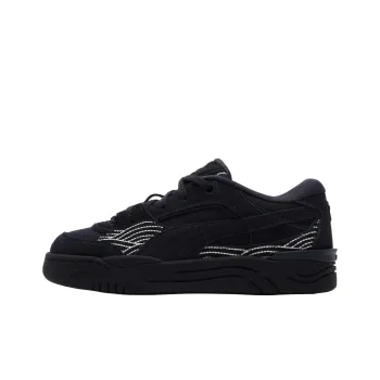 PUMA NAVY Cushioning Wear Resistant Low Top Skateboard Shoes Unisex Black