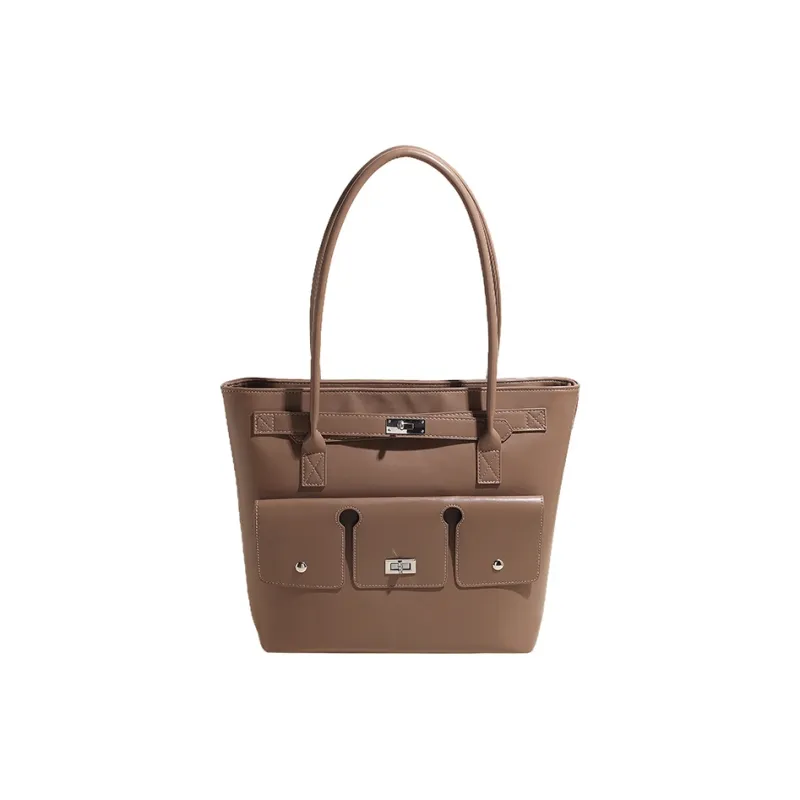 Yalu PU Shoulder Bag Handbag Regular Women's Brown/Black/Khaki-6
