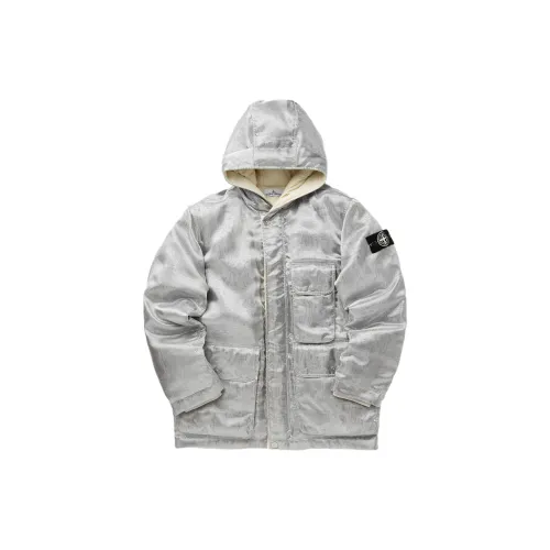 STONE ISLAND Moire effect Puffer Jacket