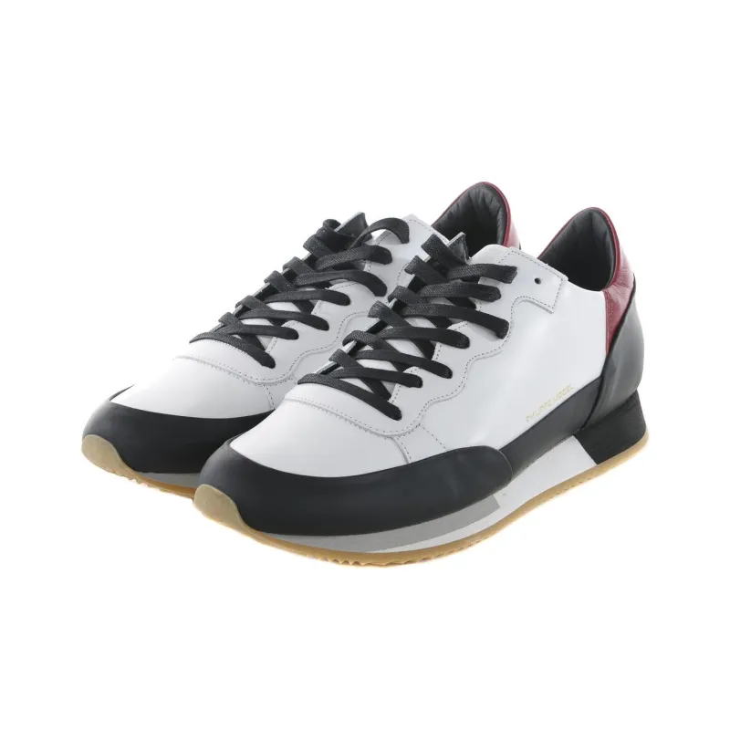 PHILIPPE MODEL Slip Resistant Low Top Casual Shoes Men's White Black-1