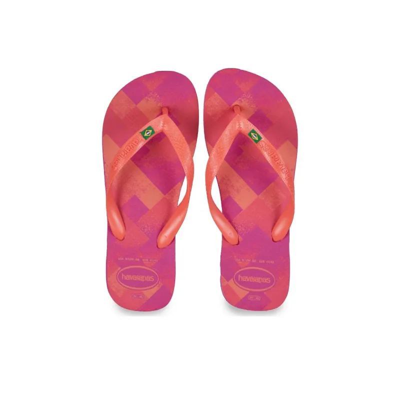 Havaianas Slip Resistant Quick Dry Flip Flops Men's Pink-3
